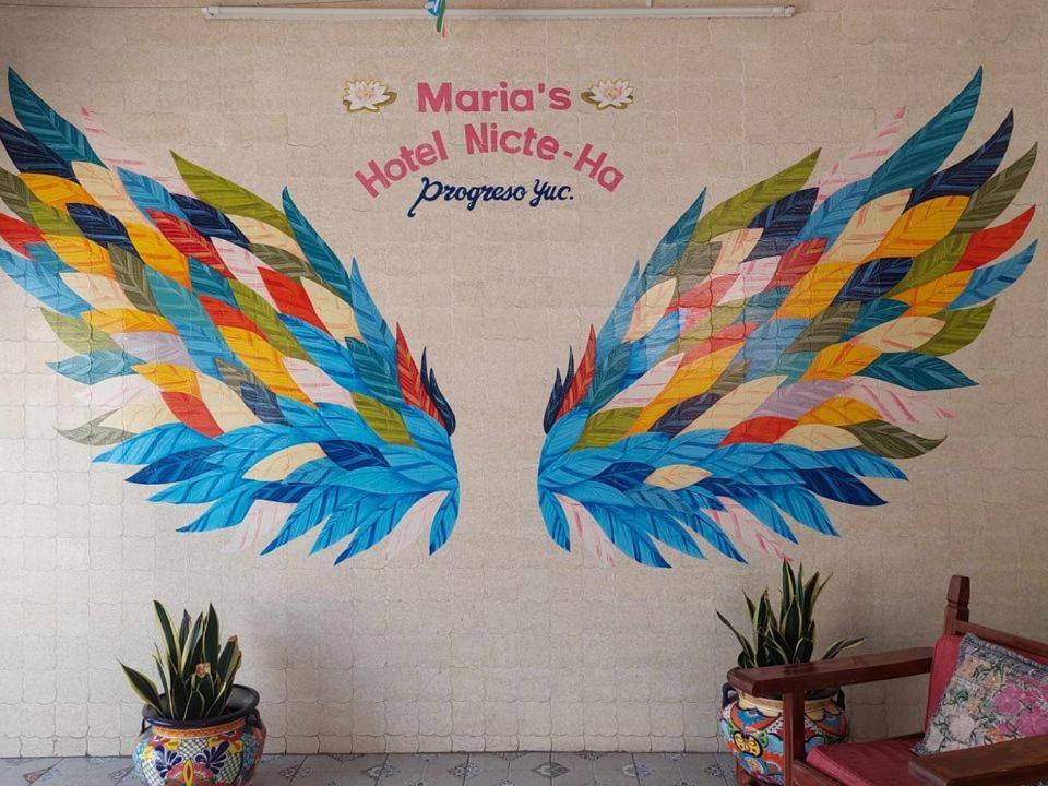 Hotel Maria'S Nicte Ha Progreso  Luaran gambar